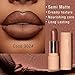 MAEPEOR Semi Matte Lipstick Creamy Natural Nude Lipstick Moisturizing and Smooth Lip Combo Set for All Skin (Color 302)