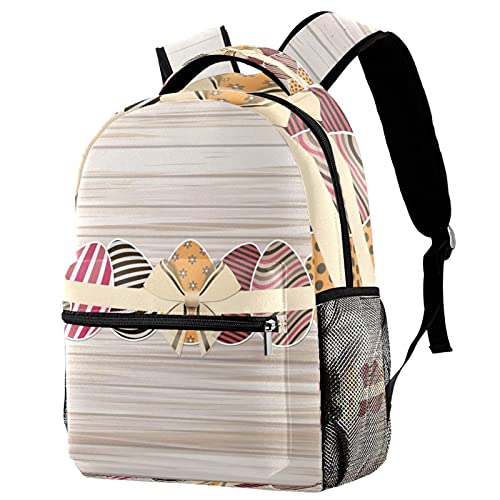 Sac à dos de voyage œufs de Pâques pour filles et garçons avec porte-bouteille