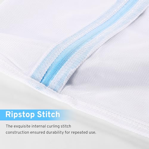Ultimate-7-Pack-6-Size-Mesh-Laundry-Bags-Set-for-Delicates-with-AUTO-Lock-Zipper-Lingerie-Bags-for-Washing-Delicates-Laundry-Bags-Mesh-Wash-Bags-Delicates-Laundry-Bag-for-JeansBlouseStockingBra-Laundr