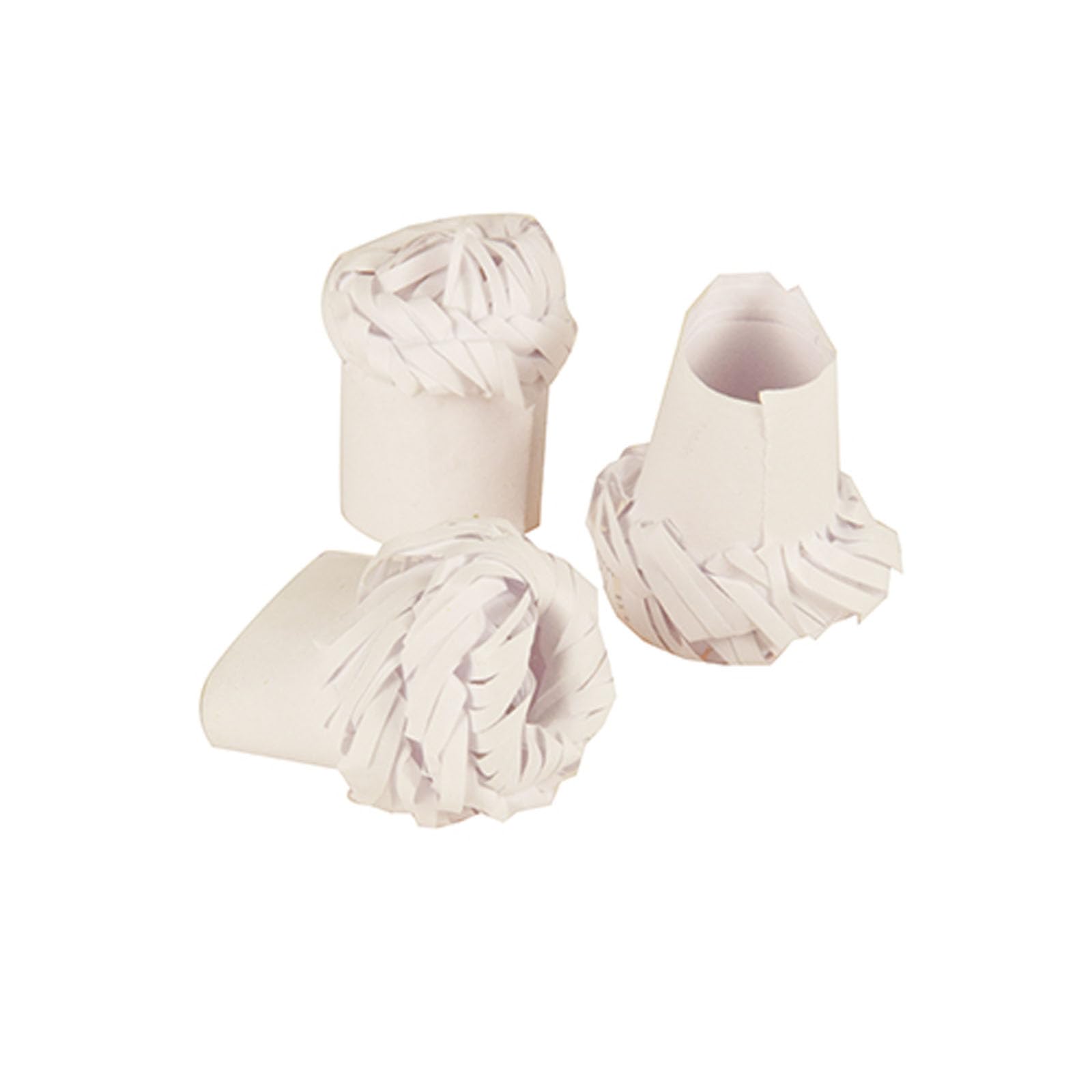 PAPSTAR 1 Karton = 10x100 Geflügelmanschetten Ø 1,8 cm · 4,5 cm Weiss 12560