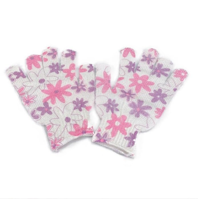 Foam Bath Glove Body Scrubber (Random Colour) -Set of 2-image-37