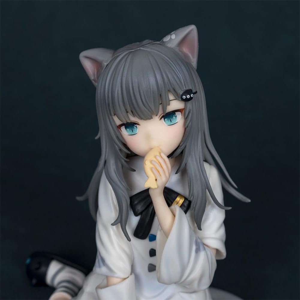 Amazon.co.jp: [BAOWENBEI] 甘城なつき なちょ猫 フィギュア PVC製