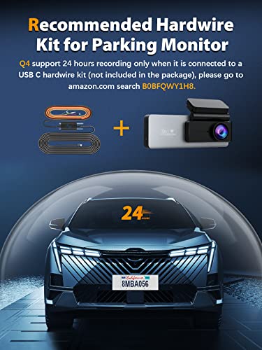 Arifayz Q4 Dash Cam Front And Rear 4K+1080P, Free 64Gb Card, Built-In Wifi, Dash Camera thumb #8