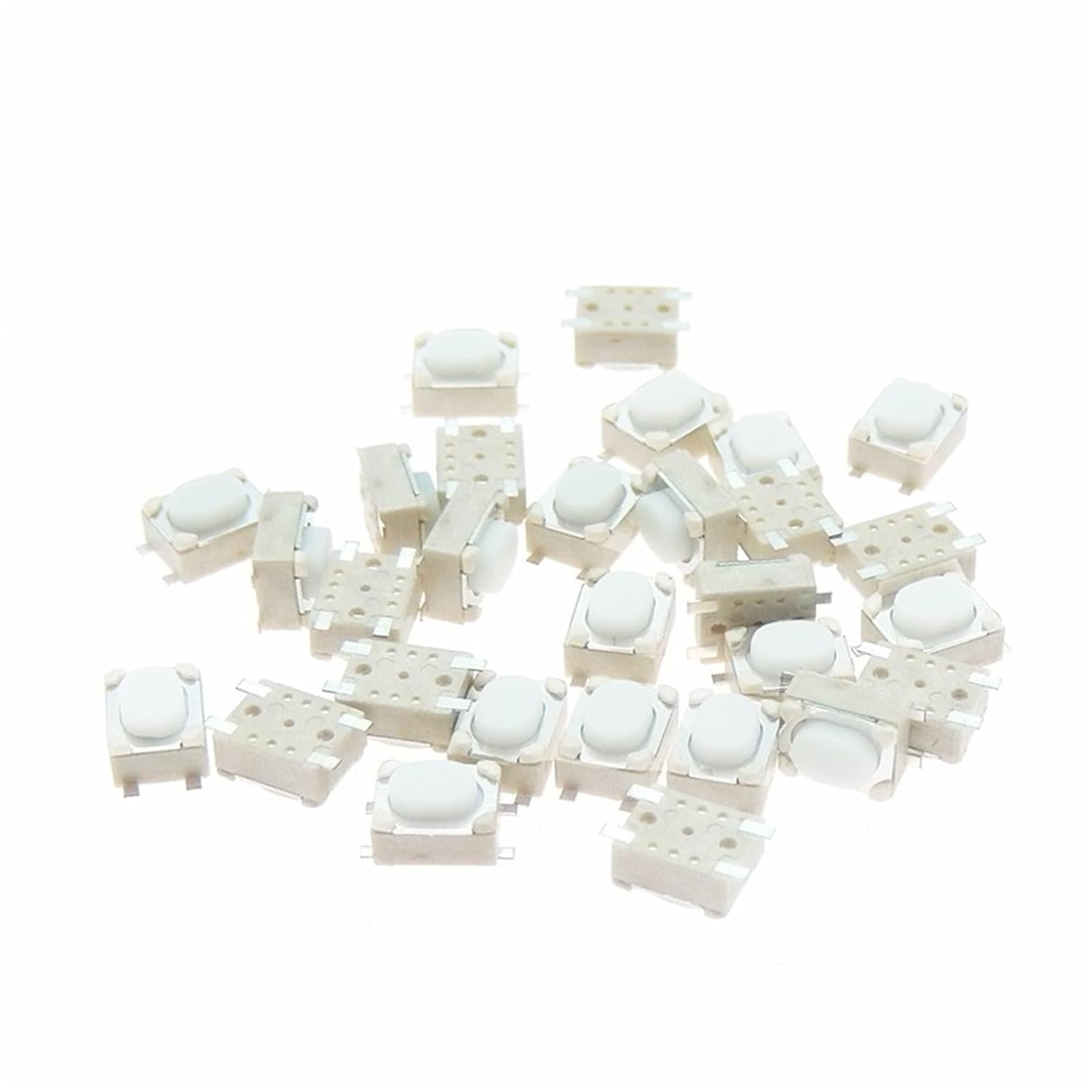 Bent Foot / 12V 50MA Push Button Switch Metal Tactile Touch Tact Interrupteur Tablette 20Pcs(Bent Foot,100PCS_DC12V 50MA)