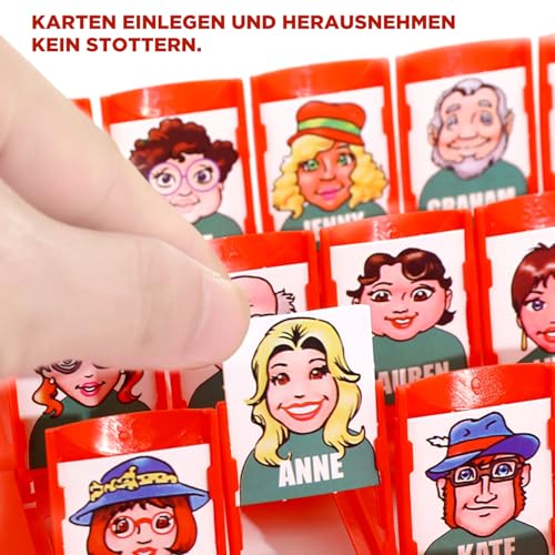 Wer Ist Es Spiel, Wer ist es Lustiges Ratespiel Brettspiel, Knobelspiele für Erwachsene, Kinder, für Family Eltern Kinder Party – Bild 6