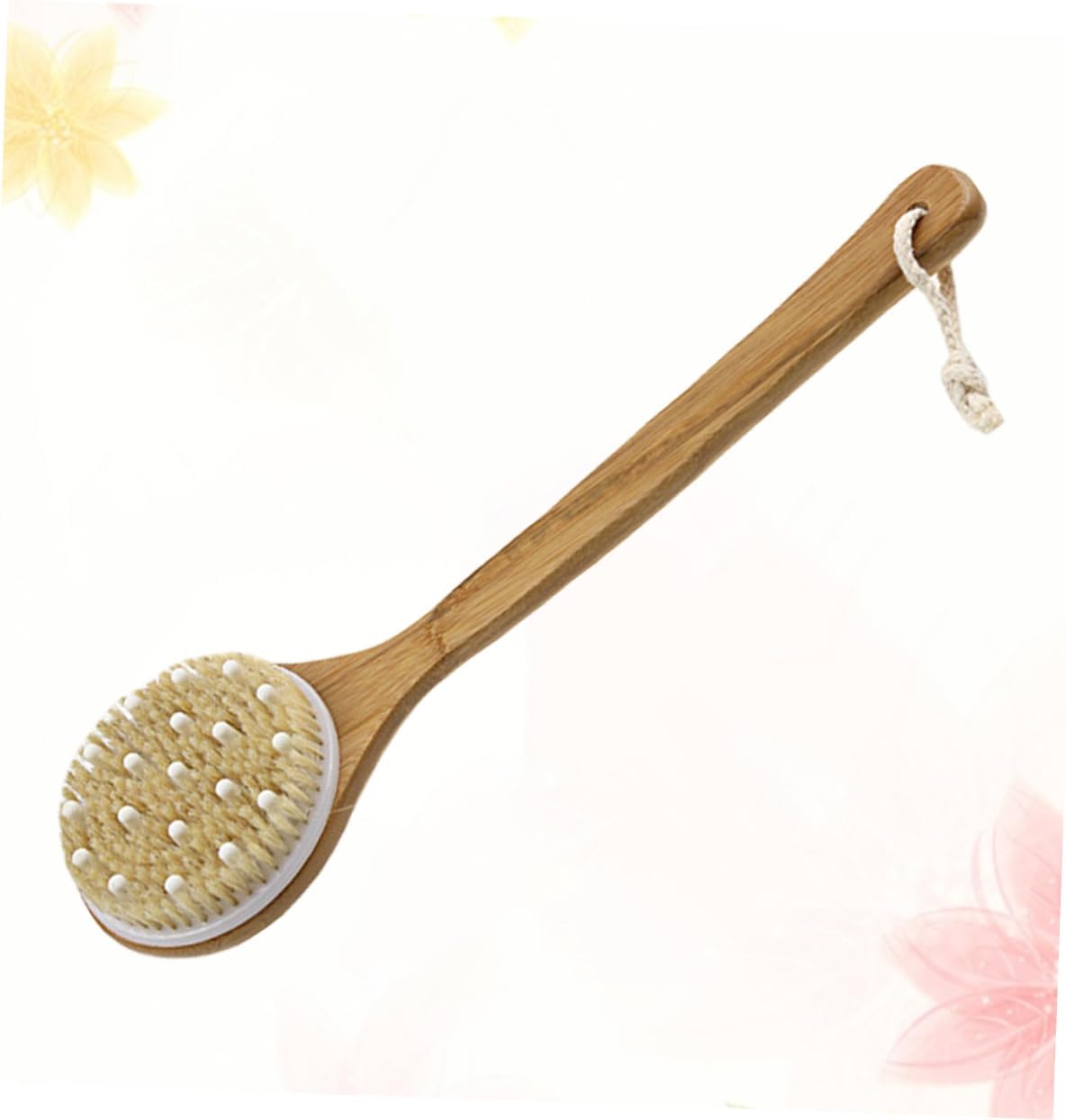 MERRYHAPY Bath Brush Exfoliating Brush for Body Long Handle Anti-Slip Bristle Back Scrubber Body Exfoliant