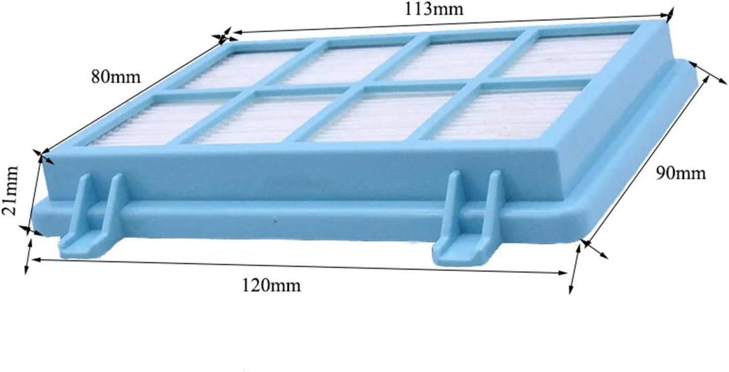 4 X ブルーフィルター、Philips Power Pro Compact FC9331/09 FC9332/09 FC8010/