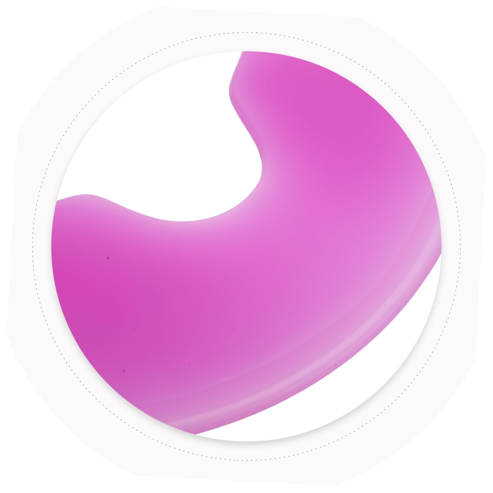 Cuscino Massaggiante per Viso in Silicone a Forma di U Foro, Cuscinetto Facciale Morbido per Spa e Centri Estetici, Supporto Ergonomico per Massaggi e Relax Sul Lettino