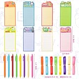 ANGOLIO 16 Sets Funny Teacher Notepads with Pens Teacher Appreciation Gifts Shopping List To-Do Notes for Teacher Students School Office Teacher's Day Birthday Back to School Summer Exchange Gifts