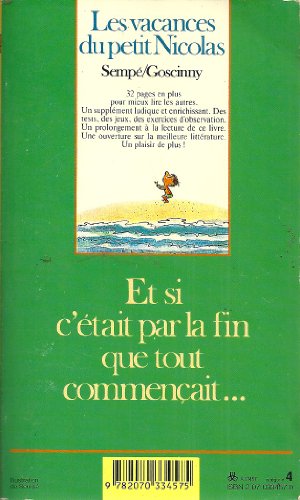 LES VACANCES DU PETIT NICOLAS (GRANDS TEXTES IL... [French] 2070581276 Book Cover