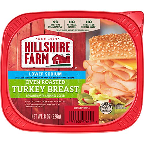 Hillshire Farm 10000098466 Ultra Thin Sliced Deli Lunch Meat, Lower Sodium Oven Roasted Turkey Breast thumb #1