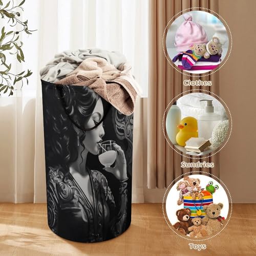 Panier à linge 40 x 69 cm grand modèle pour vêtements sales