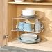 mDesign Estantería metálica extensible – Crea más espacio – Práctica estantería cocina...