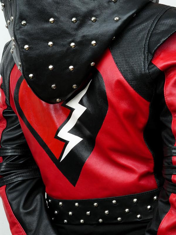 Descendants 4 The Rise Of Red 2024 Kylie Cantrall Hooded Jacket | Kylie Cantrall Leather Jacket4