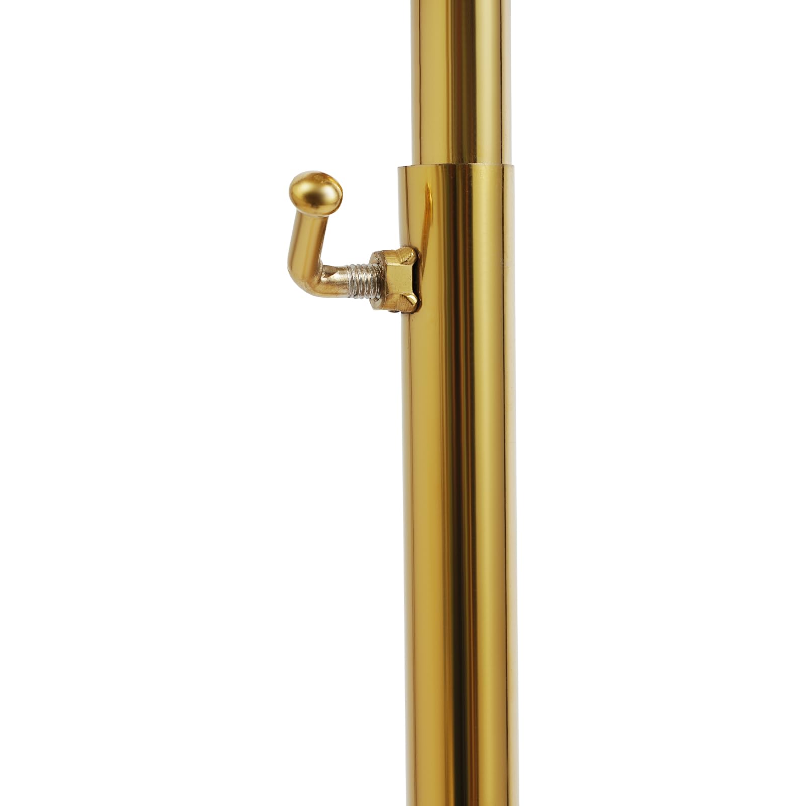 Manichino femminile display manichino corpo regolabile in altezza con braccia flessibili (oro, 157-215 cm)
