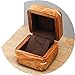 Produktbild DLYDSSZZ Schmuck Box Portable Halskette Finishing Box aus Holz Haushalts Schmuck Storage Box als Geschenk Uhr-Boxen, Dekoration Display Box (Color : B, Size : 6.5 * 6.5 * 5.5 cm)