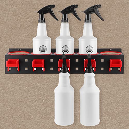 MOLIGOU Spray Bottle Storage Rack, Wall Mount Bottle Organizer Car Detailing, Spray Bottle Holder by MOLIGOU - Image 6