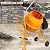 Fujampe 5 Cu Ft Electric Cement Mixer, 2/3 Hp Portable Electric Concrete Mixer Machine 140L Wheelbarrow Concrete Mixing Tools for Stucco Mortar (Steel)