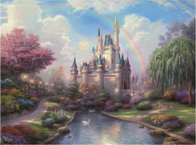 Quebra-Cabeça 1000 Peças em Madeira – Castelo da Cinderela “Dream...