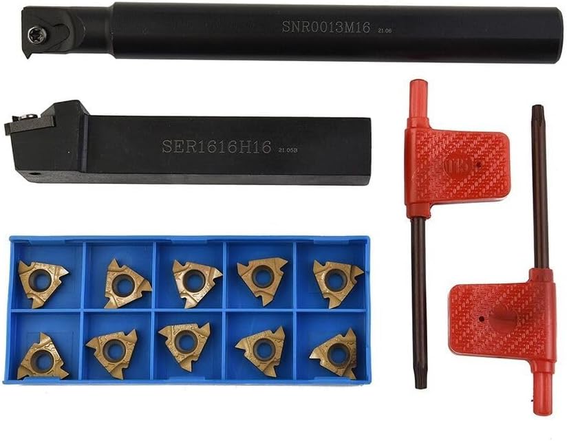 Threading Inserts Lathe Internal 1/2""5/8"" 12pcs Accessories Fittings