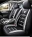Fly YUTING Housse De Siège De Voiture pour Volkswagen Polo VW Polo 6R 9N VW Passat B5 Passat B6 Passat B7 B8 VW Golf 5 Golf 6 7 Protection De Siège Automatique,Blanc