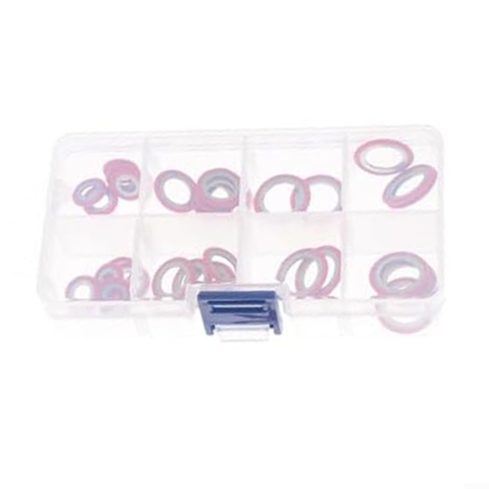 Set guarnizioni compressore aria condizionata auto 30 pezzi kit tenuta 3 misure rosso resistenti temperatura