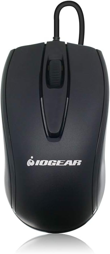 IOGEAR 104-Key Spill-Resistant Keyboard and Mouse Combo - Optical Mouse w/ 1000 DPI - Number Lock, Caps Lock, Scroll Lock LED Indicators - GKM513B