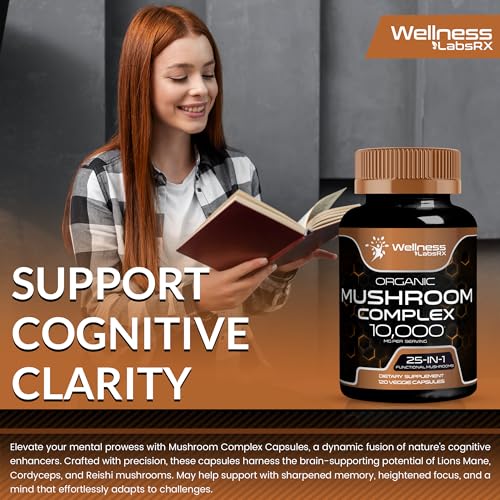 Wellness Labsrx Organic Mushroom Supplement Capsules thumb #6