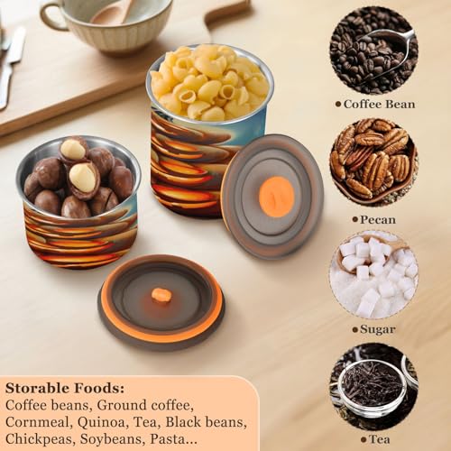 Envase hermético acero inoxidable para café 17oz miniatura 5