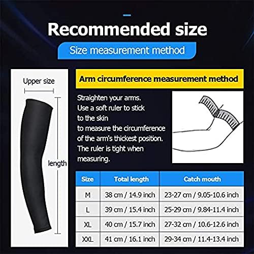Nabelisen UV Sun Protection Compression Arm Sleeves Athletic & Shooting Sleeve for Youth, Men & Women - Basketball,Football