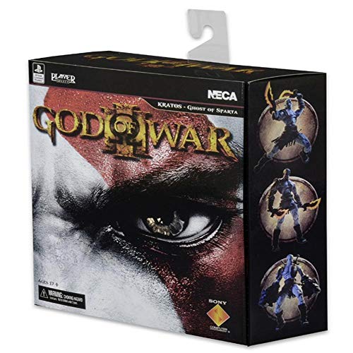 Figura De Kratos De God Of War – Estatua Coleccionable De 18 Cm Con Articulaciones Móviles, Ideal Para Decoración