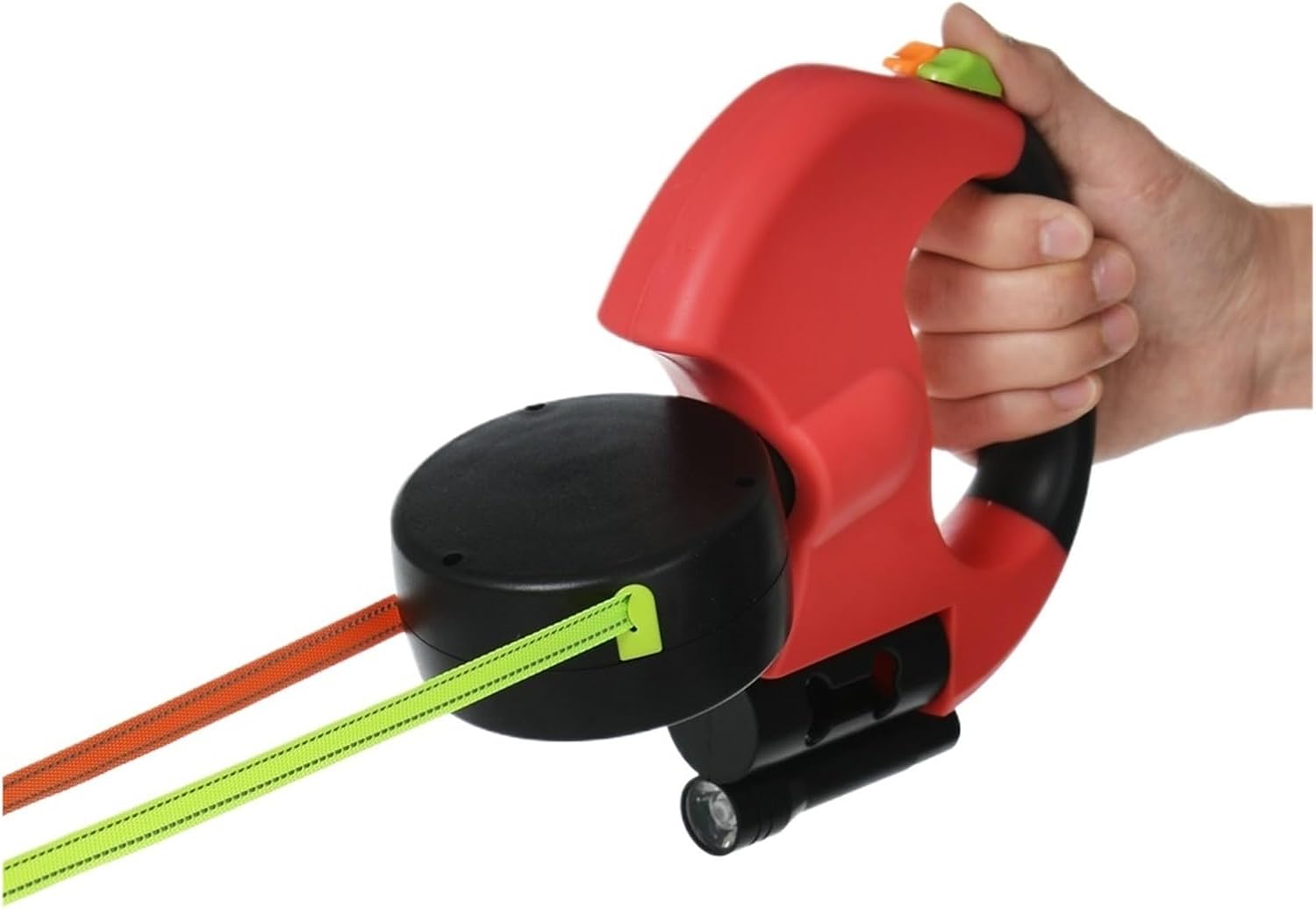 Compatible for 3M Double Head Dog Leash Poop Bag Dispenser Dual Reflective Pet Cat Automatic Extendable Puppy Traction Rope(Blue)