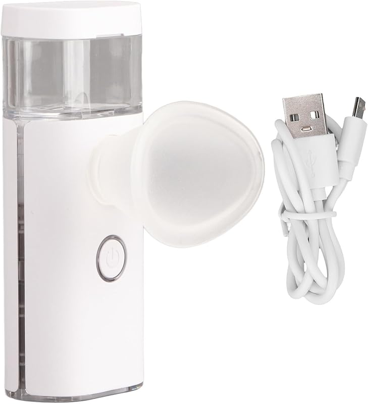 Nebulizador de ojos, señor facial portátil, pulverizador de atomización hidratante de masaje recargable por USB para viajes de adultos y niños, hogar, uso diario