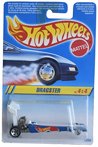 Hot Wheels Dragster azul miniatura 1
