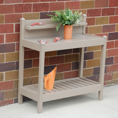 Duratrelgreenfieldpvcvinylindooroutdoortablepottingbenchstationwithshelfforplantaccessoriesgardeningsuppliesstoragemocha Urban Country Home Decor Dura trel greenfield pvc vinyl indoor outdoor table potting bench station with shelf for plant accessories gardening supplies storage mocha urban country home decor