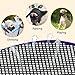 SHUOHONG Hunde Maulkorb, Nylon-Mesh, Atmungsaktiv und Bequem, Maulkorb für Große Hunde mit Verstellbaren Trägern (Schwarz-L)