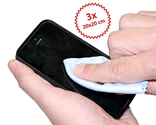 Brillenputztücher Optik-Deluxe Microfasertuch für streifenfreie Reinigung