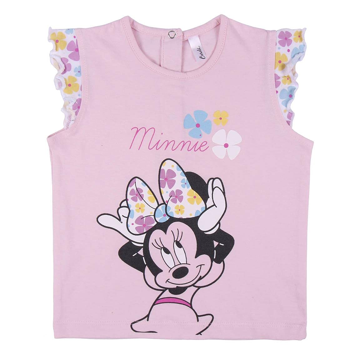 CERDÁ LIFE'S LITTLE MOMENTS Pijama Verano Minnie Mouse Niña De Color Rosa-Licencia Oficial Disney Pigiama Estivo Bambina Licenza Ufficiale Bimba