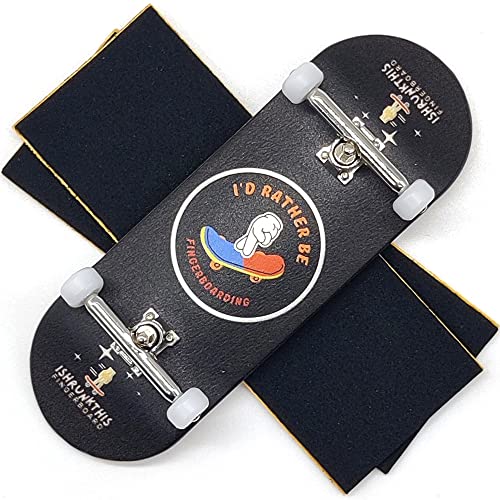 ishrunkthis I'd Rather Be Fingerboarding - Wooden Pro Fingerboard Completes 34mm