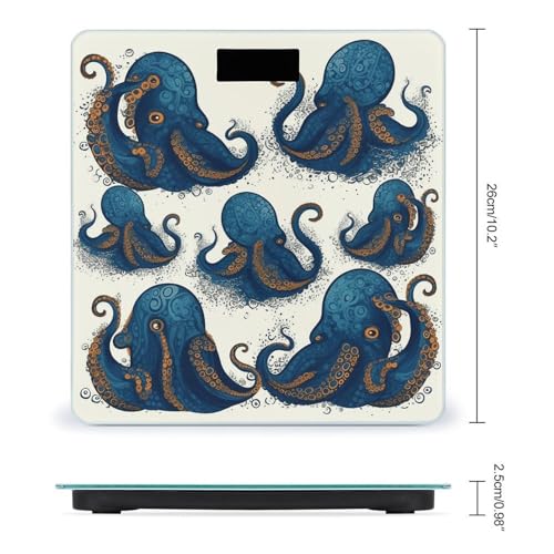 Báscula digital de baño alta precisión con pantalla LED miniatura 2