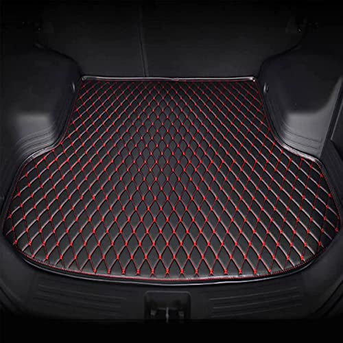 Doublure de coffre Kia Niro en cuir protection premium noire et rouge