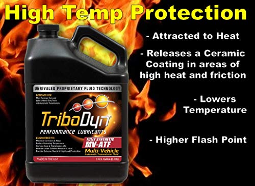 TriboDyn Full Synthetic Multi-Vehicle ATF Automatic Transmission Fluid - 1 US Gallon - Thumbnail 4