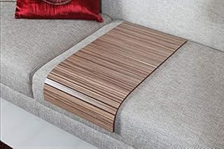 Sofa Tray Table, Sofa Arm Table, Full Slatted European Walnut 30cmx60cm Sofa tray, sofa table, arm table,couch tray, wooden tray,wood tray