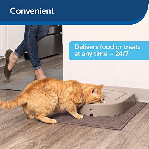 Petsafe 5 Meal Dog Food Dispenser - Storage For Up To 5 Cups Of Kibble Or Treats Of Any Size - Tray Automatically Rotates According To User Programming To Deliver Pre-Planned Meals At Precise Times, Taupe #TOP3