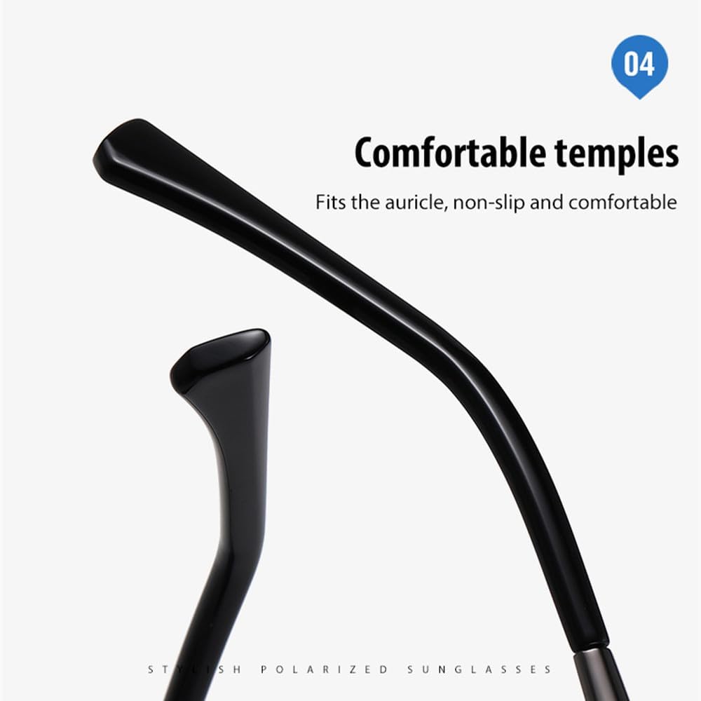 Driving Color-Changing Sunglasses for Male Memory Metal Night Vision
