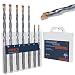 Produktbild Presch SDS Plus Bohrer Set 7-tlg - Hammerbohrer Set SDS für Beton, Stein, Granit, Ziegel und Mauerwerk - Hochleistungs SDS Bohrer Set mit patentierter Hartmetallplatte - Betonbohrer Set Ø 5-10mm
