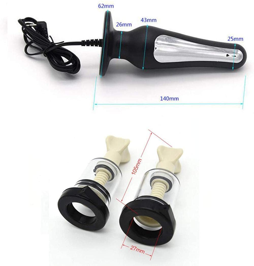 Electro Shock Sex Toys Pinces à ventouses pour mamelons Plugs anaux Cathéters Anneaux de pénis sonores Tampons de massage Stimulation électrique Adultes