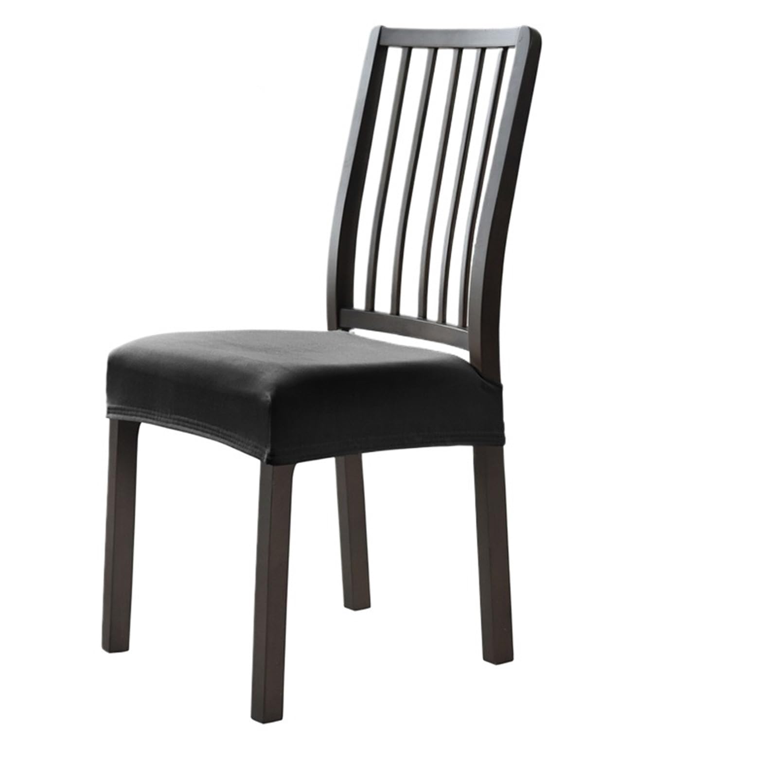 FVDZRFIE Chair Covers 1/4/6pcs Jacquard/Velvet Chair Seat Cover Stretch Removable Chair Slipcover Upholstered Dining Room Seat(Color 12,6pcs)