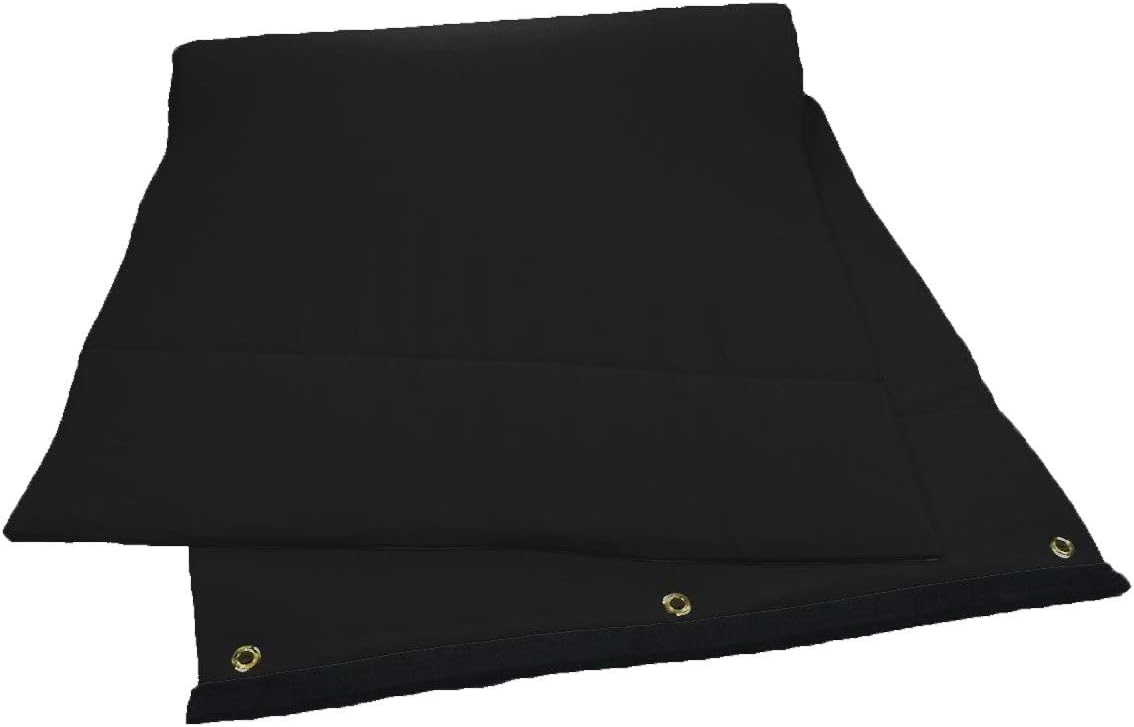 Audimute isole Sound Barrier and Absorption Sheet | MLV Sound Blocker - Block Noise | Soundproofing Sheet - Blanket Alternative - Reduce Noise - Acoustic Foam Replacement | (Black)