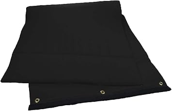 Audimute isole Sound Barrier and Absorption Sheet | MLV Sound Blocker - Block Noise | Soundproofing Sheet - Blanket Alternative - Reduce Noise - Acoustic Foam Replacement | Black